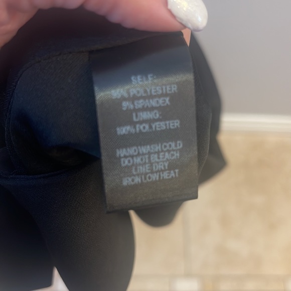 Lulus Black Skater Dress NWT - Picture 4 of 4